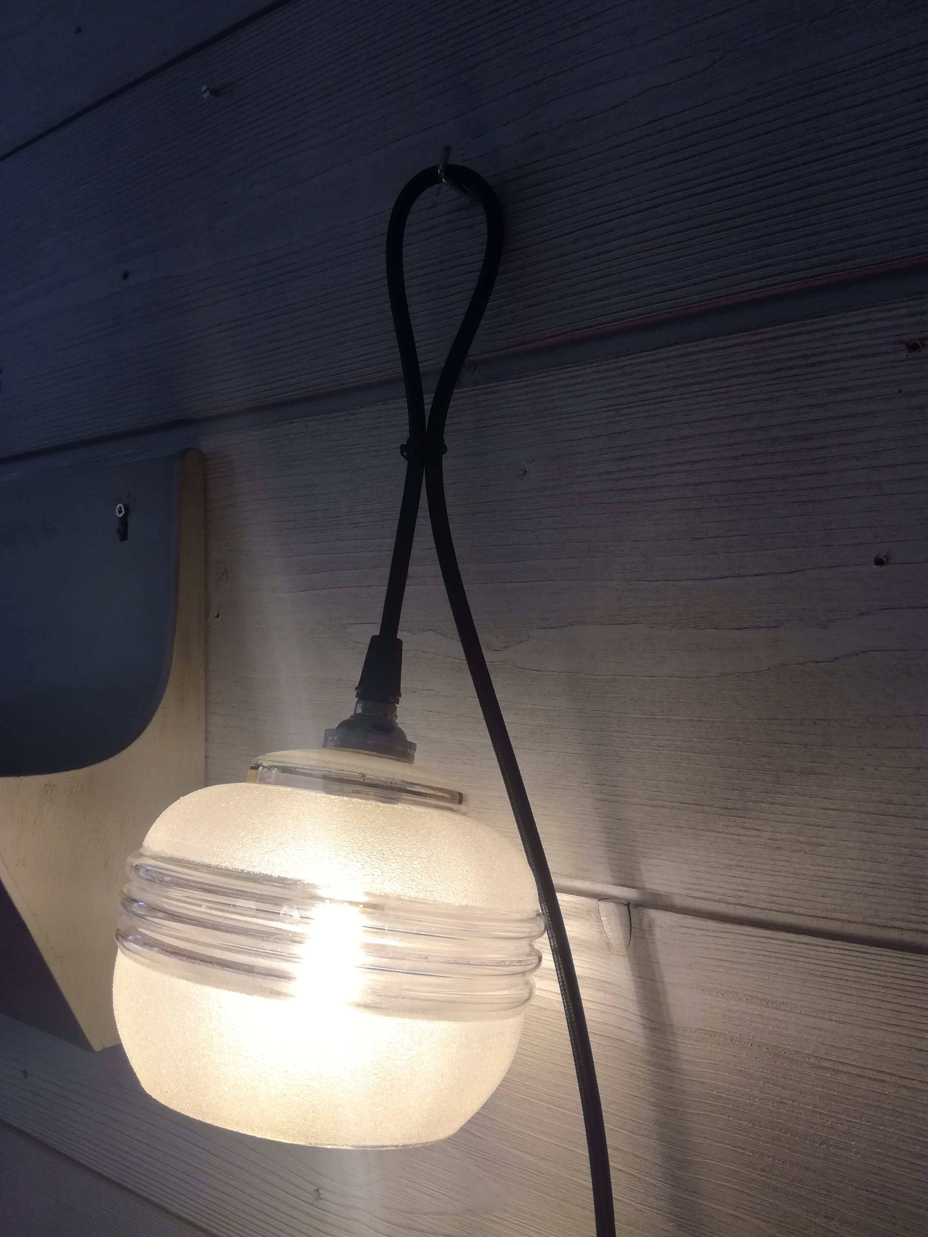 Baladeuse granite glass