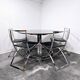 Vittorio Introini dining table with Cuneo chairs 1970