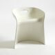 White stool by Winfried Staeb from the 1970s for the Form + Life Collection