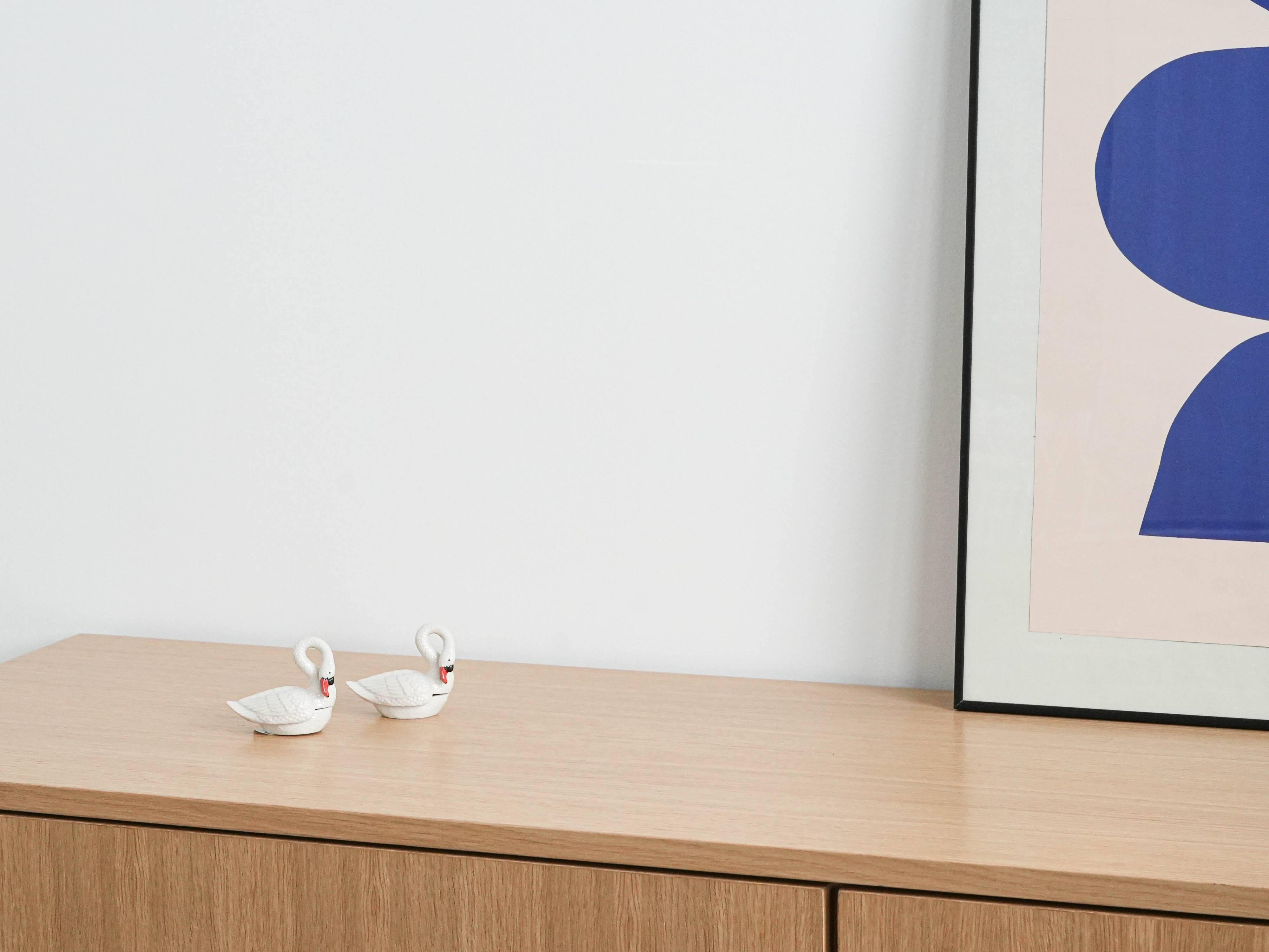 Porcelain swan box, 1960s, made in Europe