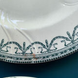 Flat plates in Iron earth manufacture Salins model Garland