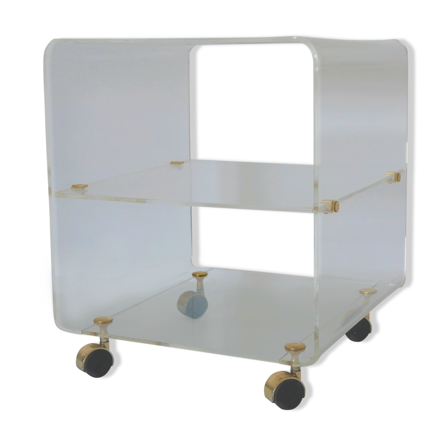 Table basse en plexiglas par M.Dumas pour Roche Bobois années 70