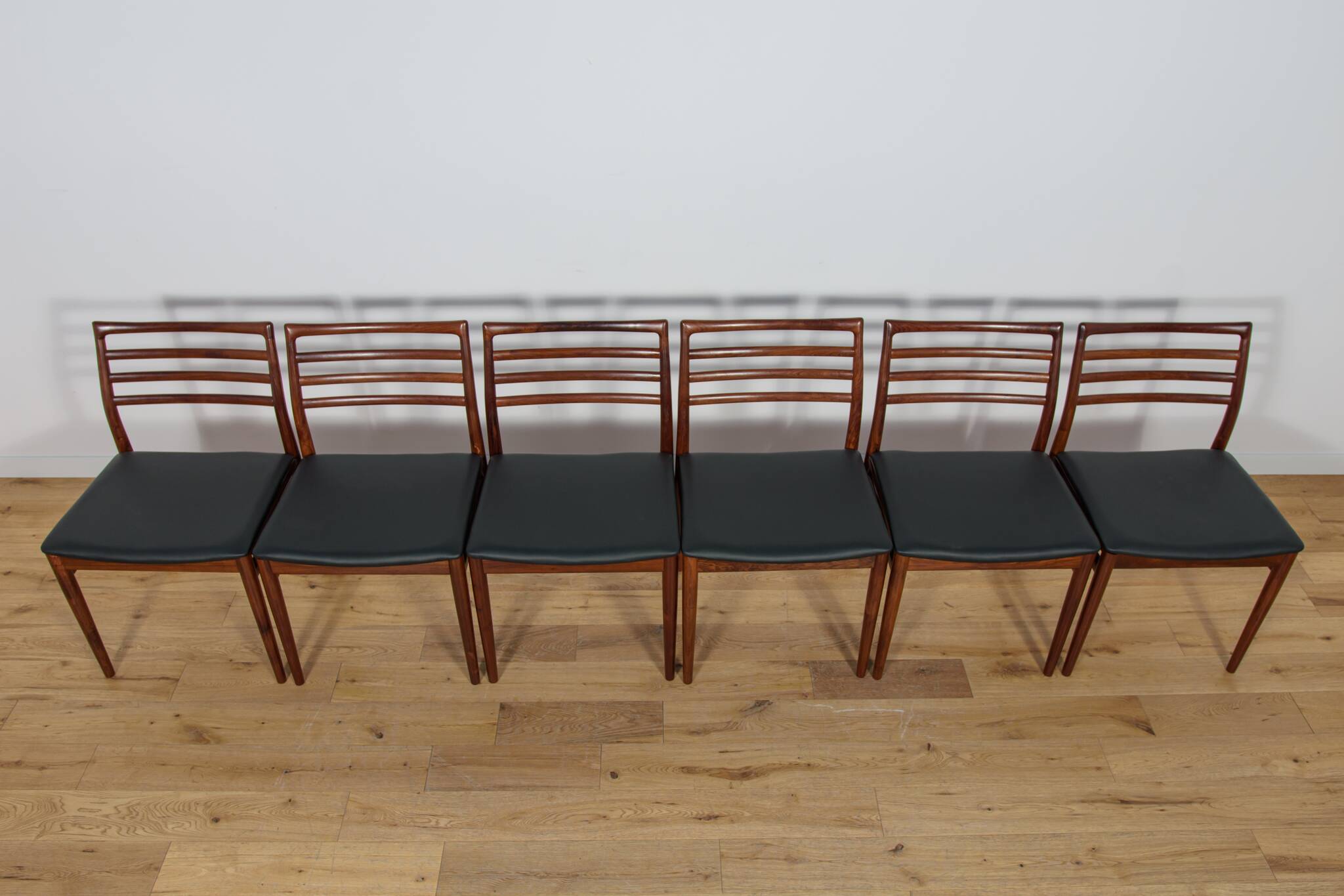 Mid Century Rosewood Dining Chairs by Erling Torvits for Sorø Stolefabrikta, Danmark,  1960s, Set of