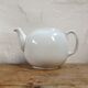 White porcelain teapot general collection Pillivuyt