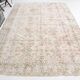 7x10 Blush Pink All-Over Floral Anatolian Vintage Rug, 215x304Cm