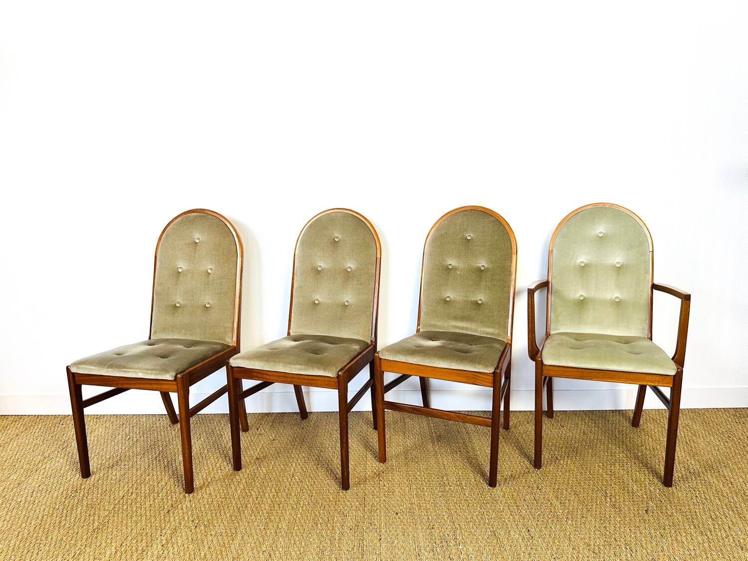 4 vintage chairs from the 1960s
