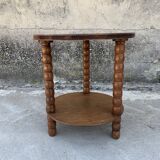 Old round side table