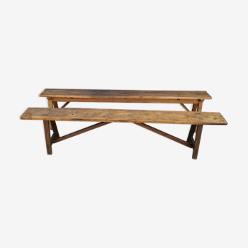 Set of 2 benches