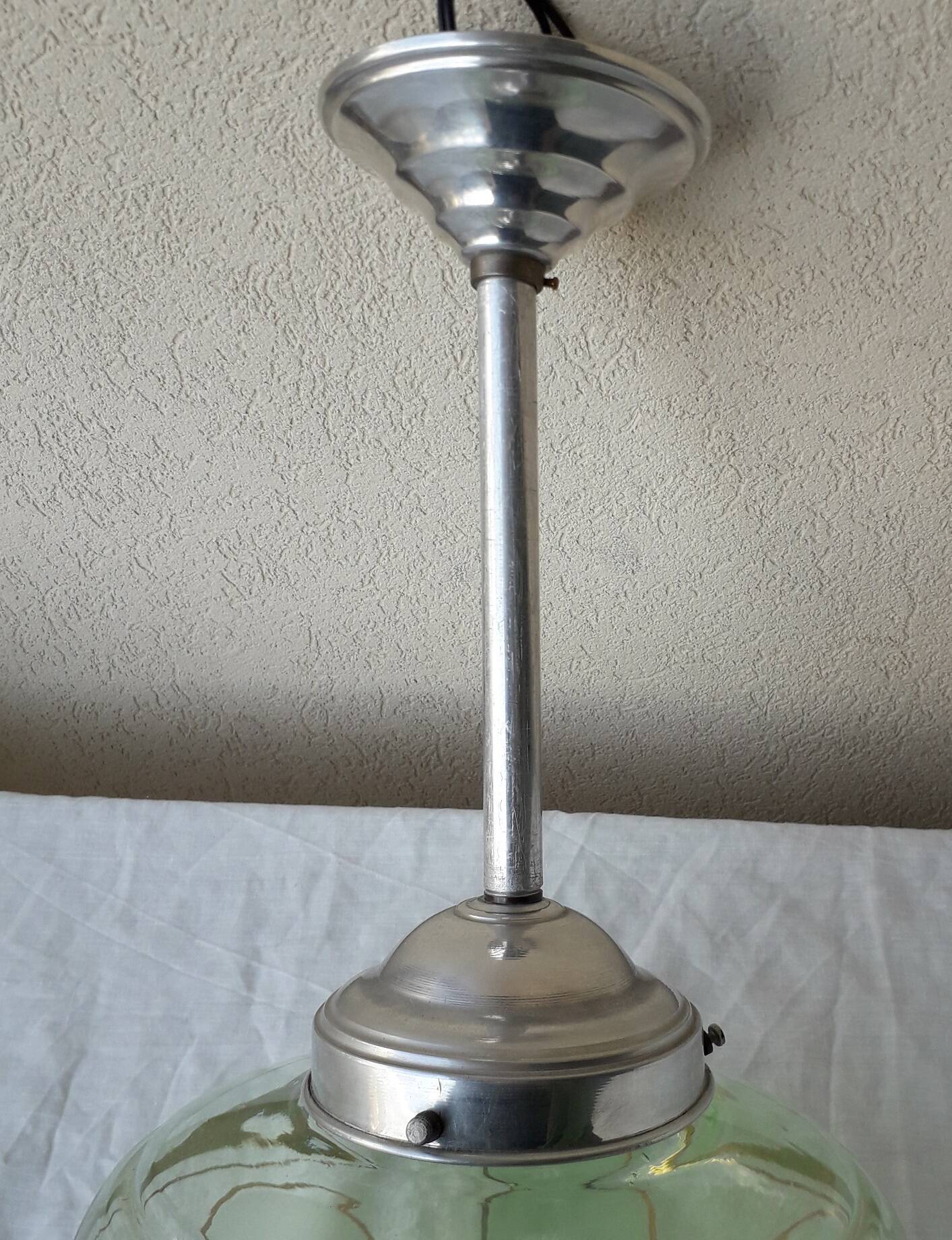 Suspension plafonnier en verre
