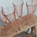 Rosaline champagne flutes