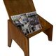 Vintage Bin Standing Magazine Rack Record Holder