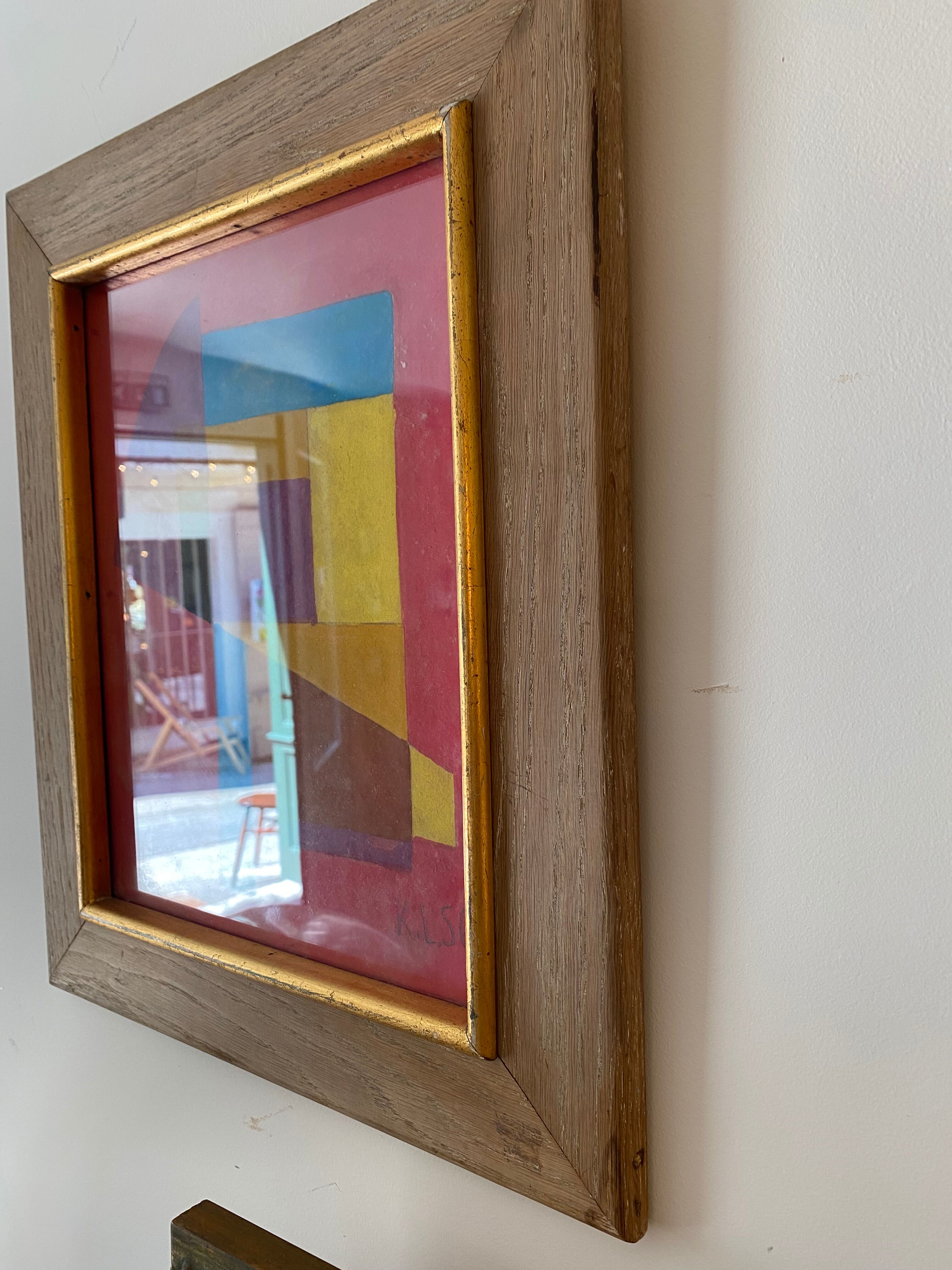 Gouache painting by Kurt Lewy