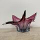 Mid century Murano pink glass bowl , 1970s