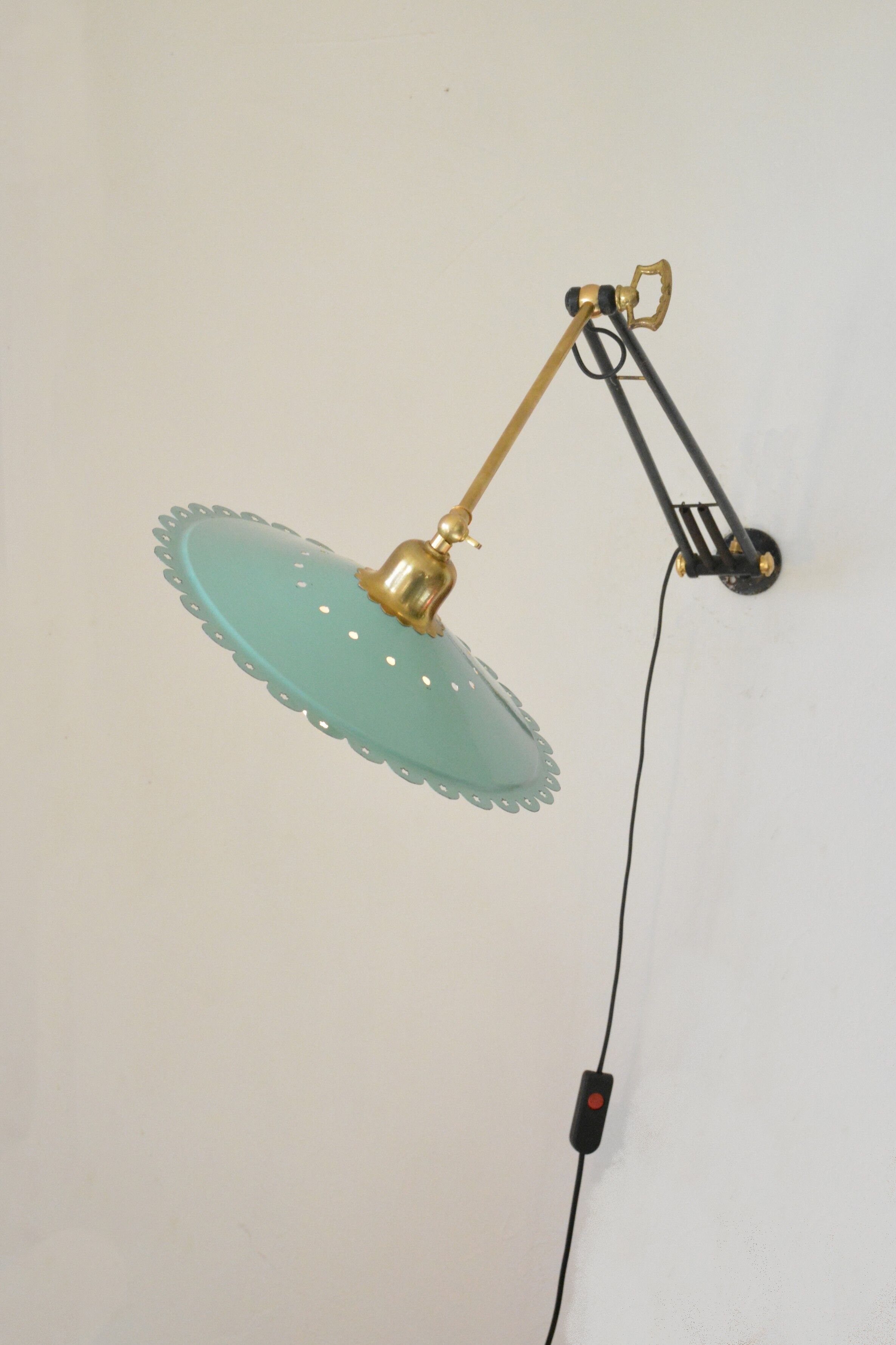 Italian wall lamp, 50s