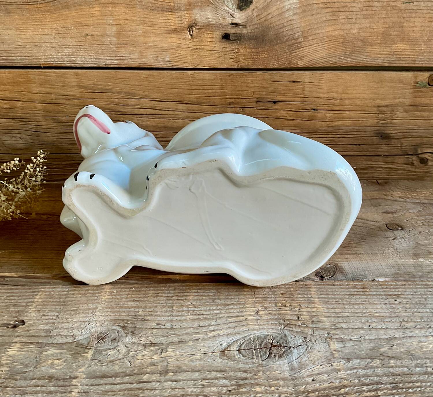 Vintage "dog" cache-pot