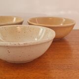 Set of 3 bowls in marsh sandstone