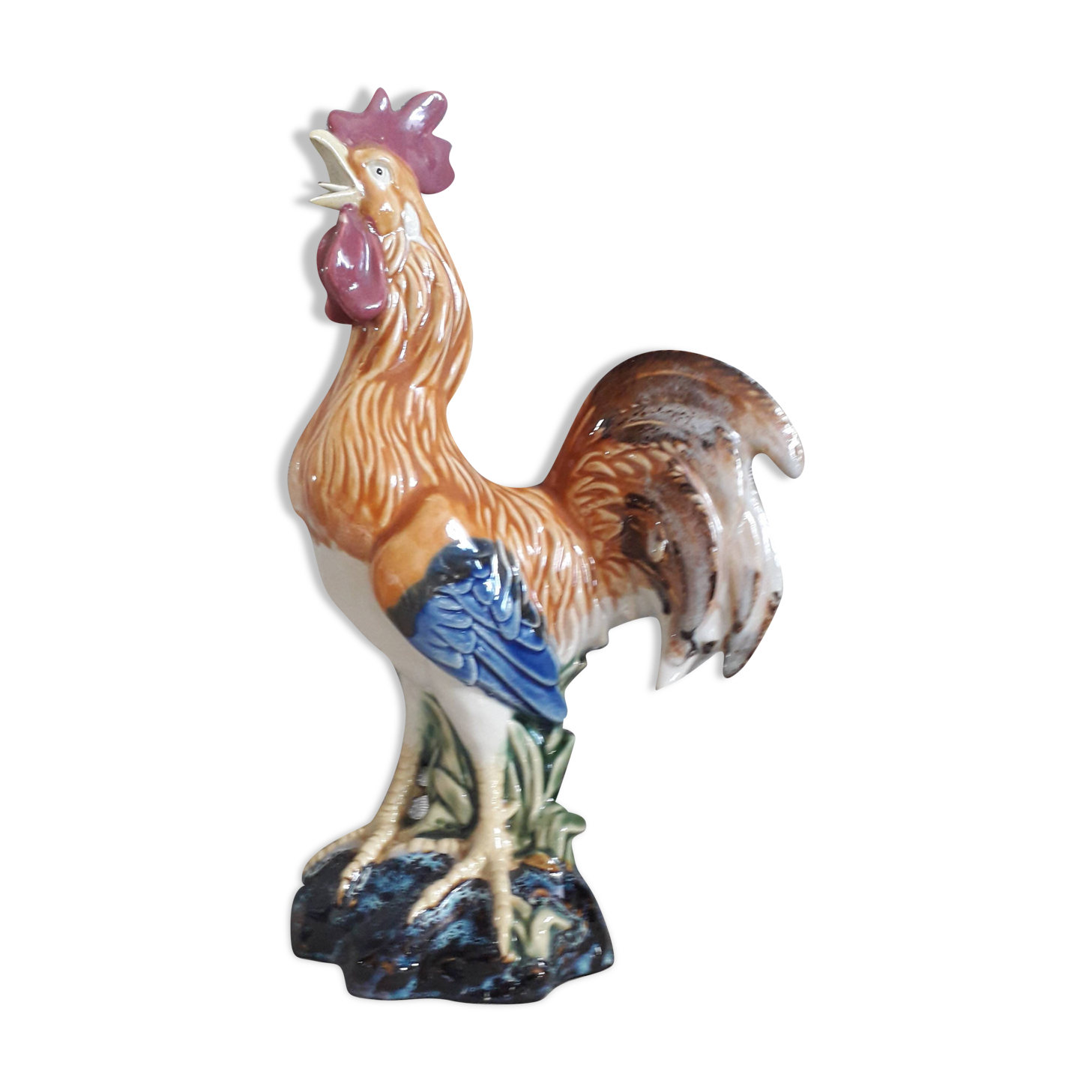Very original vintage ceramic rooster