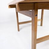 Coffee table in oak designed by Hans J. Werner and manufactured by PP Furniture.