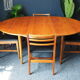 Teak dining table & four chairs A&FH Furniture