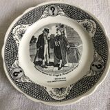 Set de 6 assiettes parlantes "devinettes" - Sarreguemines
