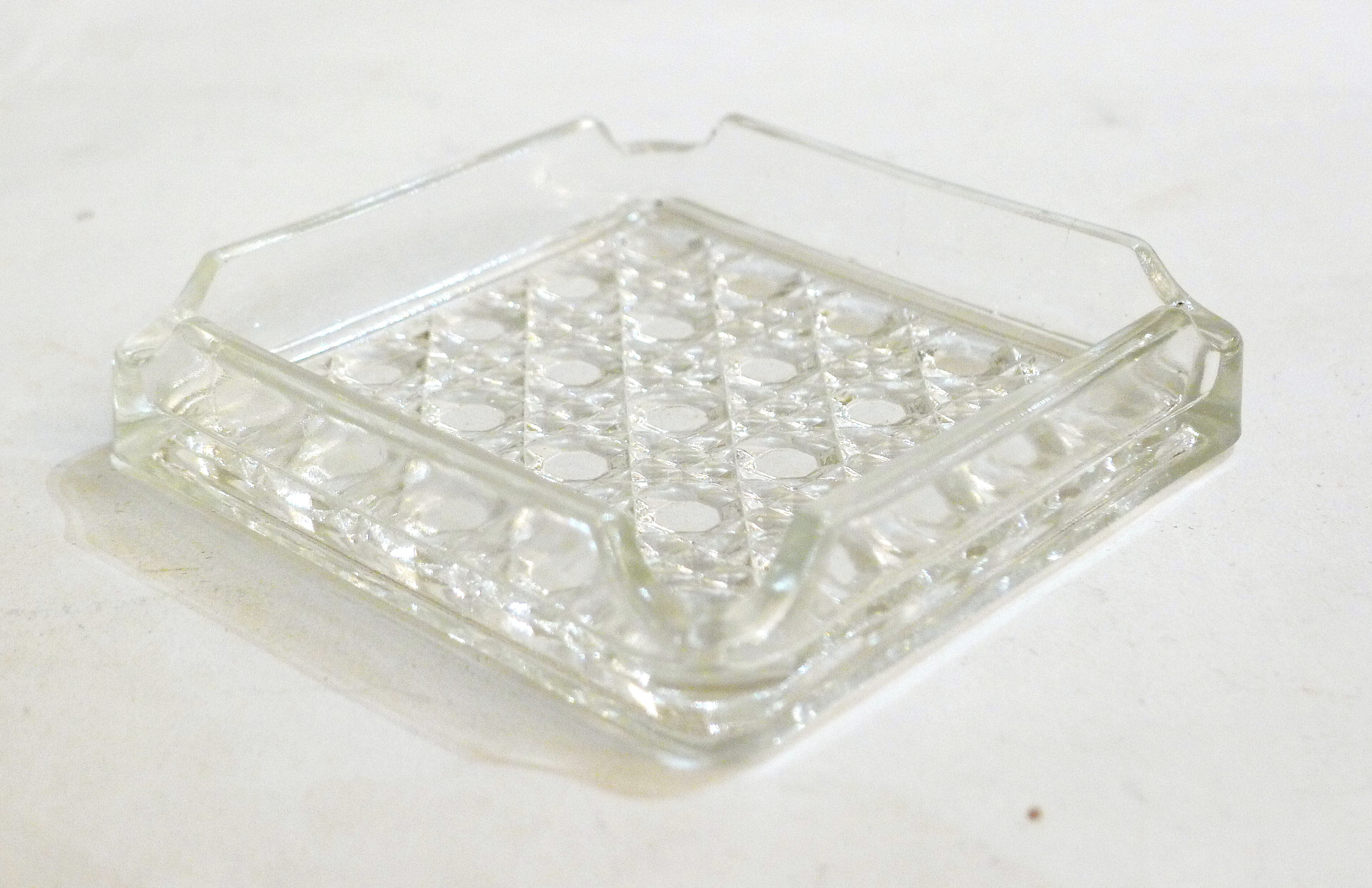 Glass canning ashtray 1970'