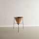 Swedish Mid Century Copper Metal Tripod Planter Hans-Agne Jakobsson, 1950s