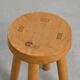 Stool by Charlotte Perriand for Les Arcs 1600, circa 1965