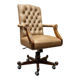 English Chesterfield Office Chair Brown