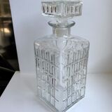 70s glass whisky decanter