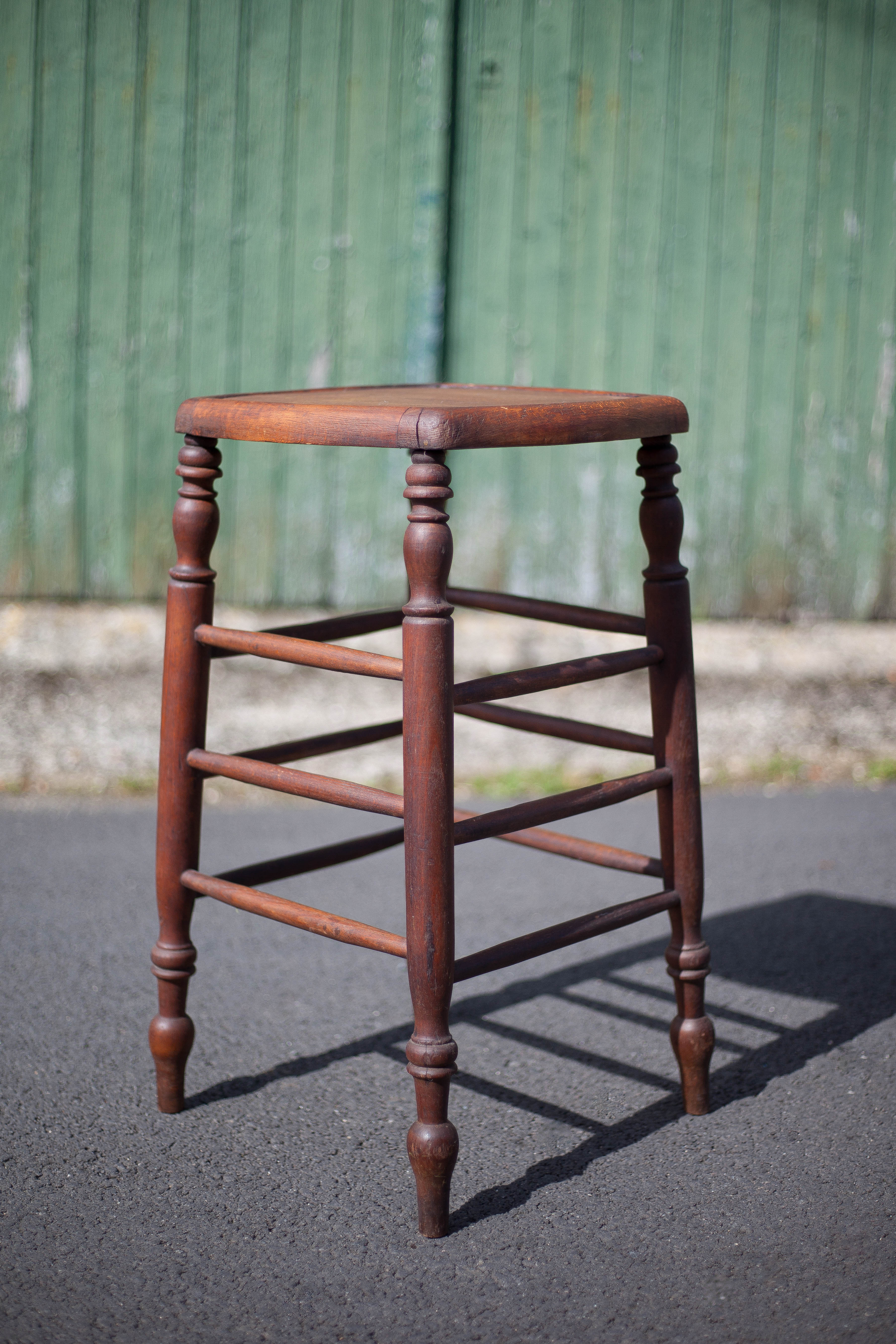 Wooden stool, bar stool