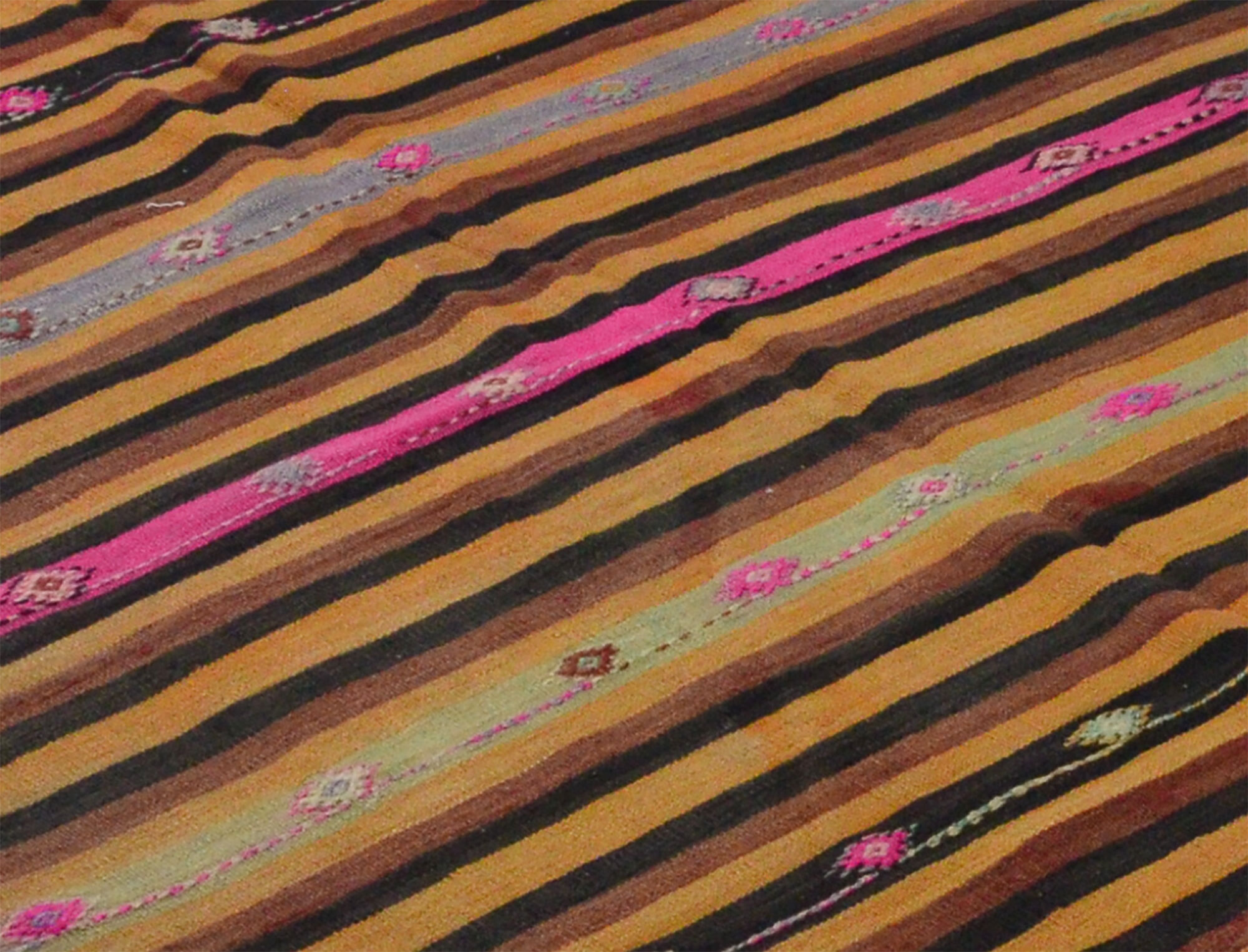 Anatolian handmade kilim rug 262 cm x 192 cm