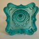 Glass oil lamp foot