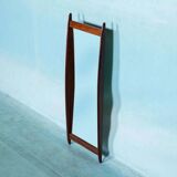 Scandinavian teak mirror from the 1960s.