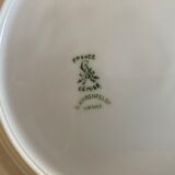 White Limoges plates