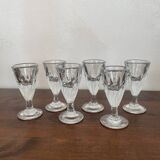 6 verres à liqueur de 19 siècle
