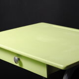 Green child office with his stool