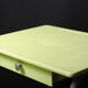 Green child office with his stool