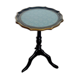 Vintage pedestal table restyled