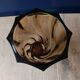 Vase in smoked glass vintage 70s