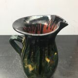 Former vintage 70s vintage green ceramics pitcher