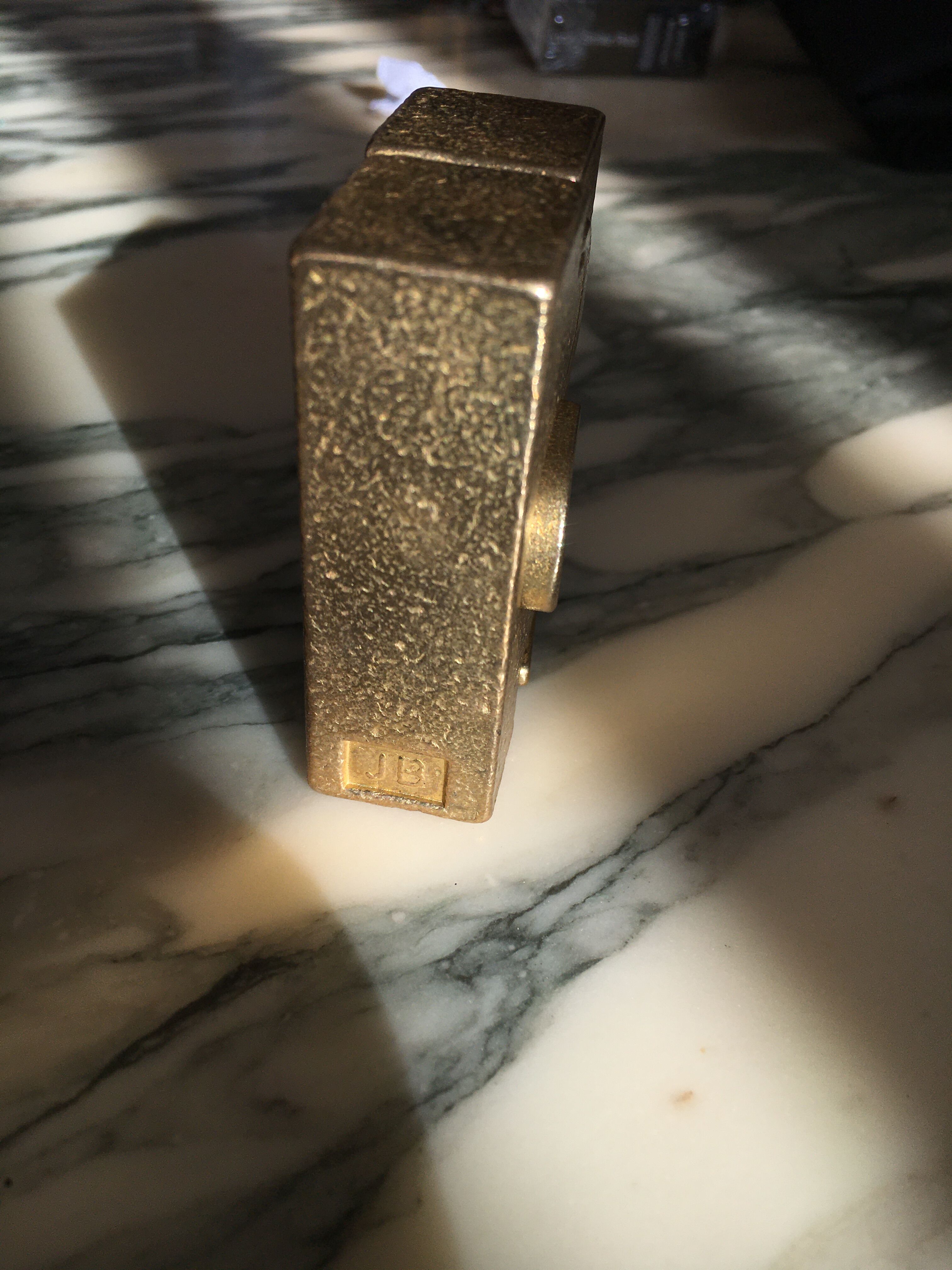 Vintage bronze mobile sculpture by Jacqueline Badord