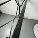 Marble and wrought iron bistro table