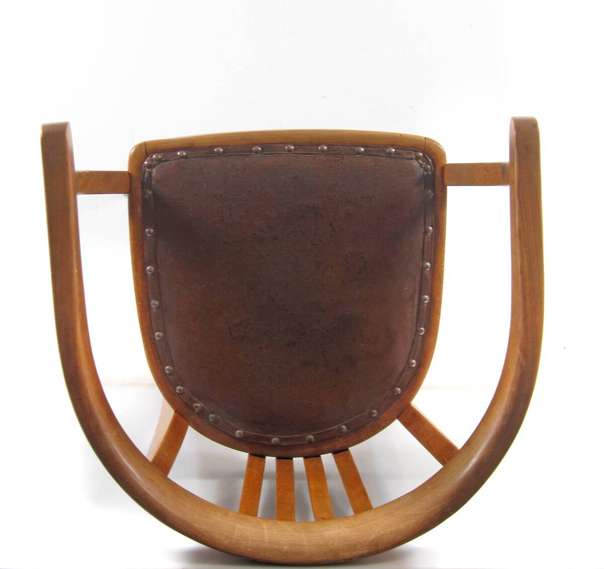 Antique oak Art Nouveau armchair