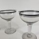 Set de 4 verres à cocktail années 20-30