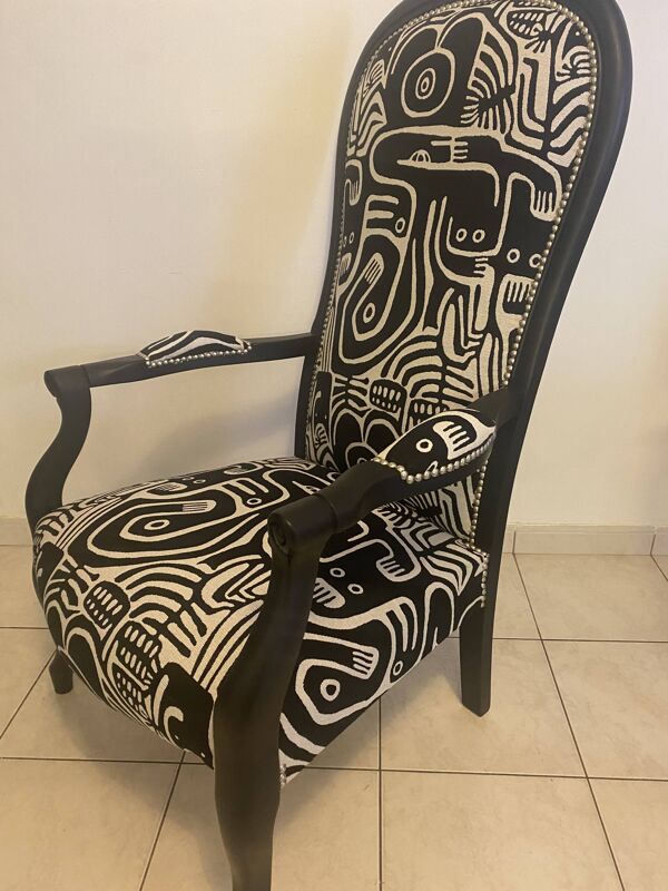 Fauteuil Voltaire, restauré