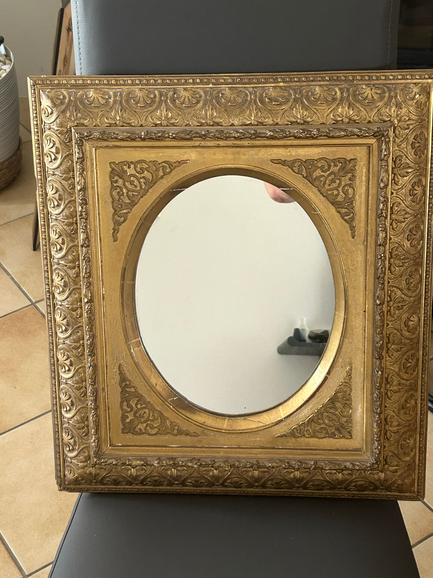 Pair of antique mirrors - 19th century