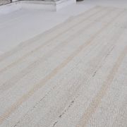 Tapis Kilim en chanvre vintage neutre blanc sku3799