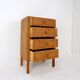 Vintage Bamboo And Rattan Chest Of Drawers - 1960s