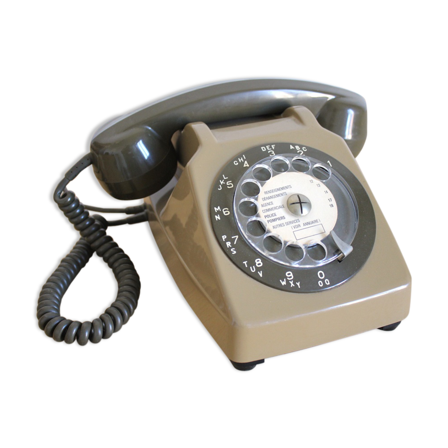 Vintage Socotel phone with rotating dial