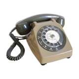 Vintage Socotel phone with rotating dial